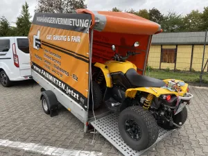 Geschlossener Quad-Tran­spor­t 1,3t gebremst