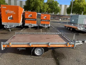 Einachser Plattform 3,35m / 1,8t gebremst