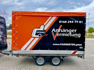 Zweiachser Plane 3,35m / 2,7t gebremst