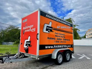 Zweiachser KOFFER 3m / 2t gebremst