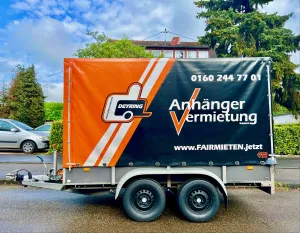 Zweiachser Plane 3m / 2t gebremst