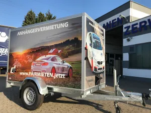 Einachser KOFFER 2,5m / 1,5t gebremst
