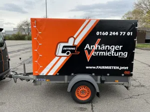 Einachser Plane 2,5m / 1,3t gebremst