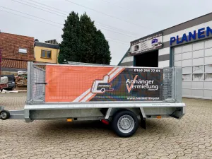 Einachser Laubgitter 3m / 1,8t gebremst - Multifunktion