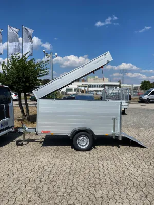 Koffer Aludeckel 2,5m / 1,2t gebremst